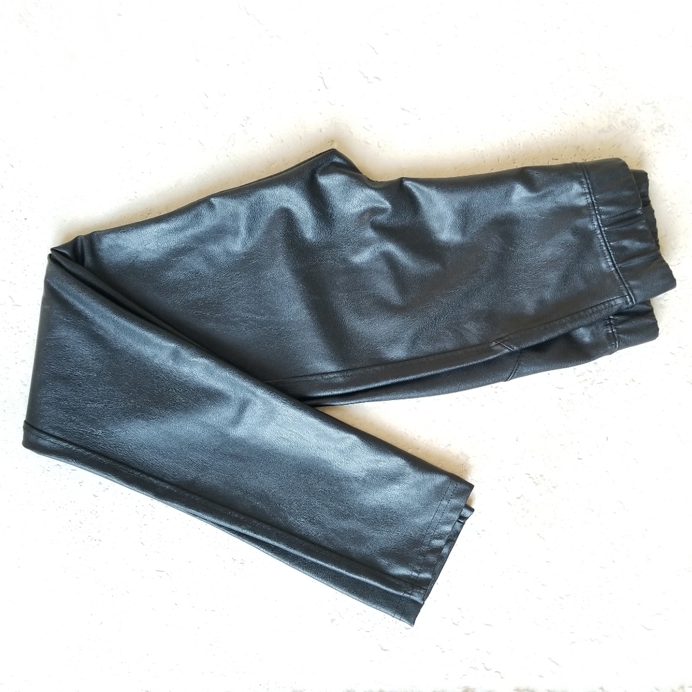 David Lerner Black Coated Leggings XS
